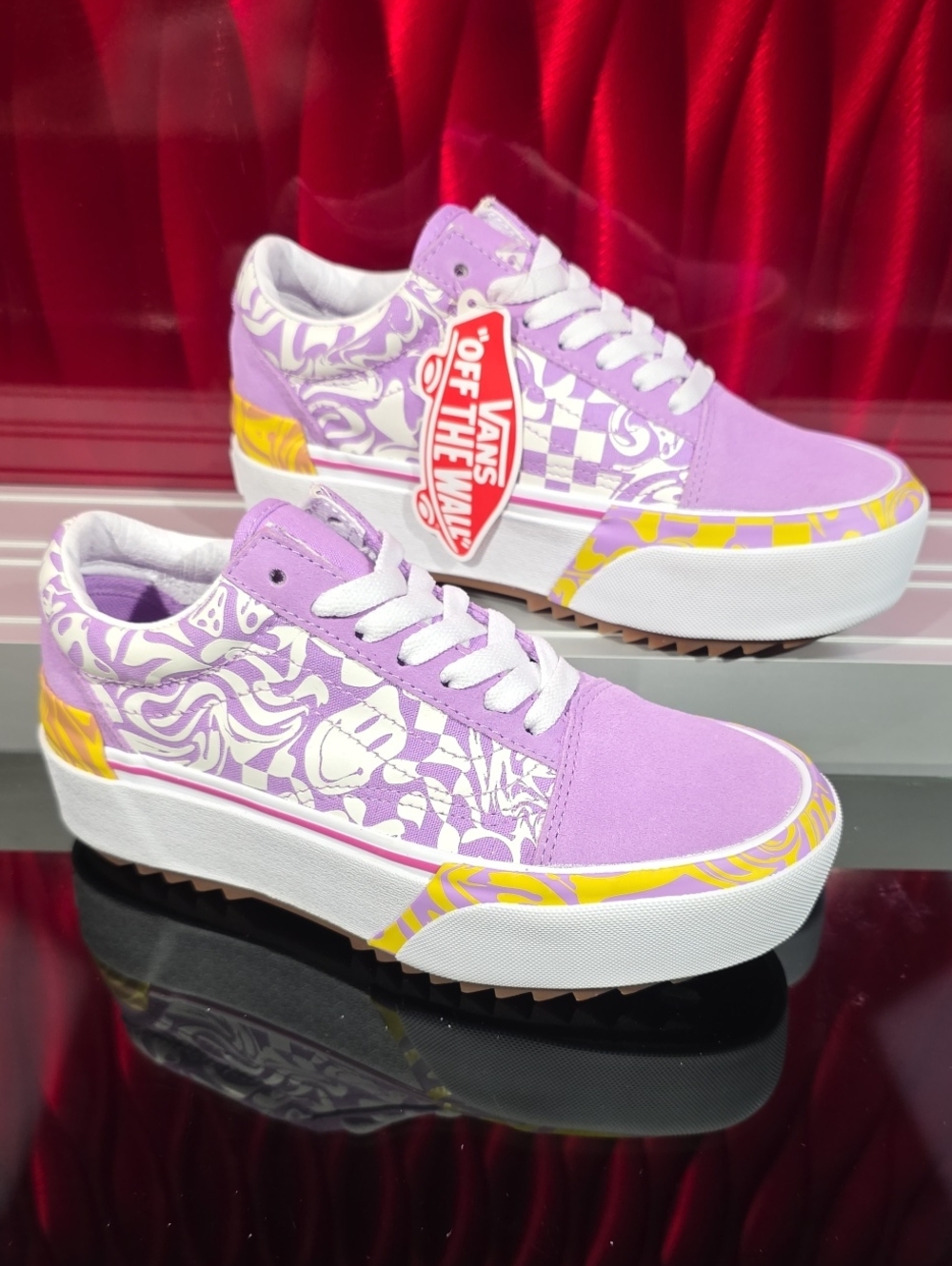 Vans Old Skool Stacked Wavy Daze Sheer Lilac Men's 3.5 Women's 5 New with Box